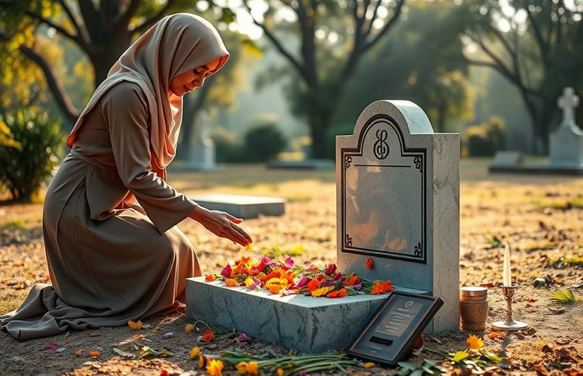 Bunga di Atas Kuburan, Doa di Dalam Dada